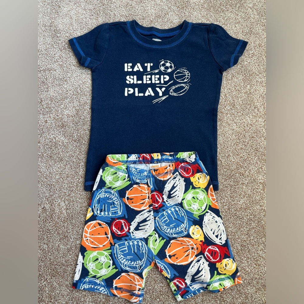 GYMBOREE BOYS “EAT SLEEP PLAY” PAJAMAS